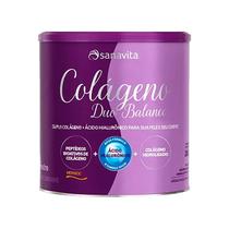 Colágeno Duo Balance - Neutro - Alta Absorção - Colágeno + Ácido Hialurônico - 285g - Sanavita