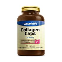 Colágeno e Selênio 400mg 90 Cápsulas Vitaminlife