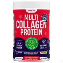 Colágeno em pó anocin Multi com probióticos prebióticos e vitamina