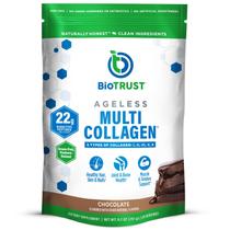 Colágeno em pó BioTrust Ageless Multi Chocolate 10g de proteína