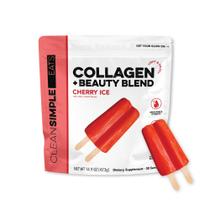 Colágeno em pó Clean Simple Eats Cherry Ice 30 porções