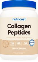 Colágeno em pó Nutricost Grass-Fed 454g (baunilha) Tipo 1 e 3