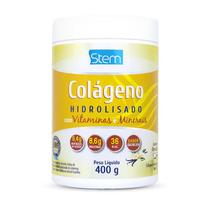 Colágeno em Pó + Vitaminas e Minerais - 400 g - Stem