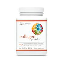 Colágeno em pó Youtheory Premium com vitamina C e biotina 300 ml