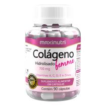 Colágeno Femme 90 Cápsulas Maxinutri Colágeno Femme 90 Cápsulas Maxinutri