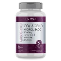 Colageno Hidrolisado 1000mg com Vitamina C + Biotina - 60 comprimidos Fórmula Concentrada Lauton