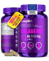 Colágeno Hidrolisado 1050 mg com Ácido Hialurônico e Vitamina C Suplemento Alimentar Sem Glúten e Sem OGM 90 Cápsulas