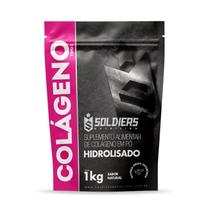 Colágeno Hidrolisado 1kg - 100% Puro Importado - Soldiers Nutrition