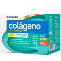 Colágeno Hidrolisado 2 em 1 Sortido sabores Uva verde e Frutas Vermelhas Maxinutri Colágeno Hidrolisado 2 em 1 Sortido sabores Uva verde e Frutas Vermelhas Maxinutri