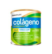 Colágeno Hidrolisado 2 em 1 ZERO 250g MaxiNutri Sabor Uva Verde Colágeno Hidrolisado 2 em 1 ZERO 250g MaxiNutri Sabor Uva Verde