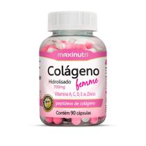 Colágeno Hidrolisado 750mg Femme 90Cps - MaxiNutri - Mamita