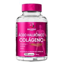 Colágeno hidrolisado + ácido hialurõnico 150 cápsulas com vitamina c + selênio + zinco