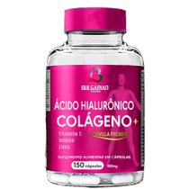 Colágeno hidrolisado + ácido hialurõnico com vitamina c + selênio + zinco 150 cápsulas 500mg