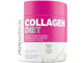 Colágeno Hidrolisado Atlhetica Nutrition - Collagen Diet em Pó 200g Lima-limão