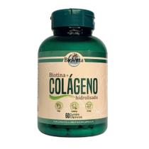 Colágeno Hidrolisado + Biotina Beleza e Saúde para Pele, Cabelos e Unhas 60 Cápsulas Colágeno Hidrolisado + Biotina Beleza e Saúde para Pele, Cabelos e Unhas 60 Cápsulas