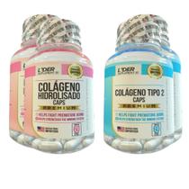 Colageno Hidrolisado + Colageno Tipo2 60 Caps 500Mg- 4 Potes