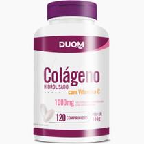 Colágeno Hidrolisado Com Vitamina C 1000mg 120 Capsulas - Duom