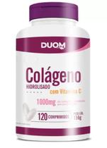 Colágeno Hidrolisado com Vitamina C 1000mg 120CP - Duom