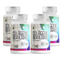 COLÁGENO HIDROLISADO COM VITAMINA C - 500mg (60 Cápsulas) +CAPS COLÁGENO HIDROLISADO COM VITAMINA C - 500mg (60 Cápsulas) +CAPS