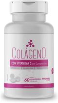 Colágeno hidrolisado com vitamina C 60 caps 1000mg Promel