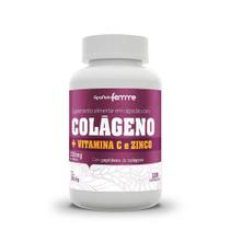 Colágeno Hidrolisado com Vitamina CZinco 120 Cápsulas - Dna Verde - Apisnutri