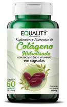 Colágeno Hidrolisado com vitaminas e minerais 500 mg 60 cápsulas