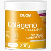 Colágeno Hidrolisado com Vitaminas Sabor Abacaxi 200g - Duom