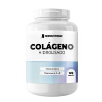 Colágeno Hidrolisado Com Zinco 120 Capsulas New Nutrition