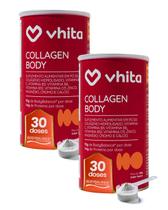 Colágeno Hidrolisado e Isolado Proteína Body Balance 15g Com Vitaminas Em Pó Sabor Neutro 30 Doses Vhita 2 unidades Colágeno Hidrolisado e Isolado Proteína Body Balance 15g Com Vitaminas Em Pó Sabor Neutro 30 Doses Vhita 2 unidades