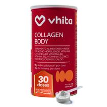 Colágeno Hidrolisado e Isolado Proteína Body Balance 15g Com Vitaminas Em Pó Sabor Neutro 30 Doses Vhita