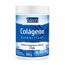 Colágeno Hidrolisado em pó 300g sem sabor Stem