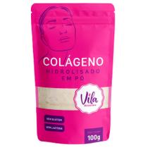 Colageno Hidrolisado em Po 9g proteínas por porção 100g Suplemento Alimentar Proteico Sem Gluten Sem Lactose