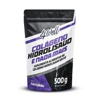 Colágeno Hidrolisado em Pó Tipo I Sabor Natural - 4well Peso:500gSabor:Sem sabor