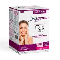 Colágeno Hidrolisado Fixa Derme Q10 + Vit. C Sachê 15 Unidades com 3 Gomas Mastigáveis em cada