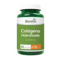 Colágeno Hidrolisado Gelatina Com 70 Cápsulas - Bionatus