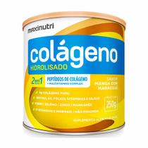 Colágeno Hidrolisado Maxinutri Lata 250g Manga com Maracujá