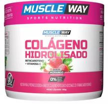 Colágeno Hidrolisado Morango 150g - Muscle Way