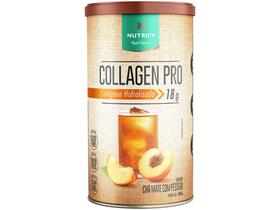 Colágeno Hidrolisado Nutrify Collagen Pro em Pó - 450g Chá Mate com Pêssego