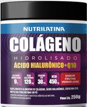 Colágeno Hidrolisado Sabor Frutas Vermelhas 250g Nutrilatina