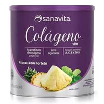 Colágeno Hidrolisado Skin Abacaxi C/ Hortelã 300g - Sanavita