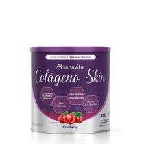 Colágeno Hidrolisado Skin Sanavita Cranberry Lata 300g