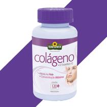 Colágeno Hidrolisado Suplemento Alimentar Vitamina C Age Contra Envelhecimento Precoce 120 Cáps - SUNFLOWER