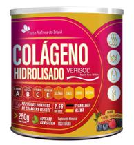 Colágeno Hidrolisado Verisol 250g Sabor Frutas Vermelhas Flora Nativa do Brasil