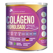 Colágeno Hidrolisado Verisol 250gr - Flora Nativa Sabor:Frutas Vermelhas