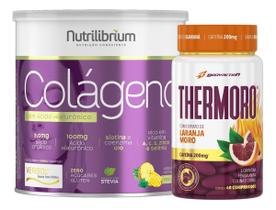 Colágeno Hidrolisado Verisol Ácido Hialurônico Biotina 200g + Thermoro 60 Comp - Bodyaction - Nutrilibrium