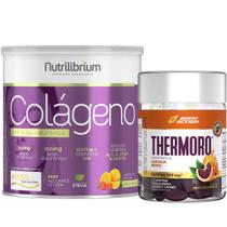 Colágeno Hidrolisado Verisol Ácido Hialurônico Biotina 200g + Thermoro 60 Comp - Bodyaction
