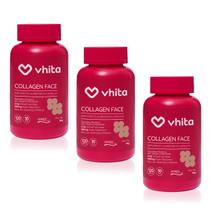 Colágeno Hidrolisado Verisol Com Ácido Hialuronico 120 Cápsulas (3 unidades) - Vhita