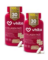 Colágeno Hidrolisado Verisol Com Ácido Hialuronico 120 Cápsulas Vhita 2 unidades