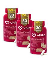 Colágeno Hidrolisado Verisol Com Ácido Hialuronico 120 Cápsulas Vhita 3 unidades