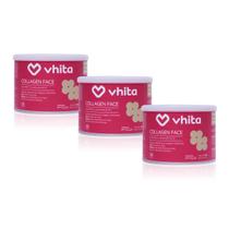 Colágeno Hidrolisado Verisol Com Ácido Hialuronico Em Pó Neutro 30 doses Vhita ( 3 unidades)